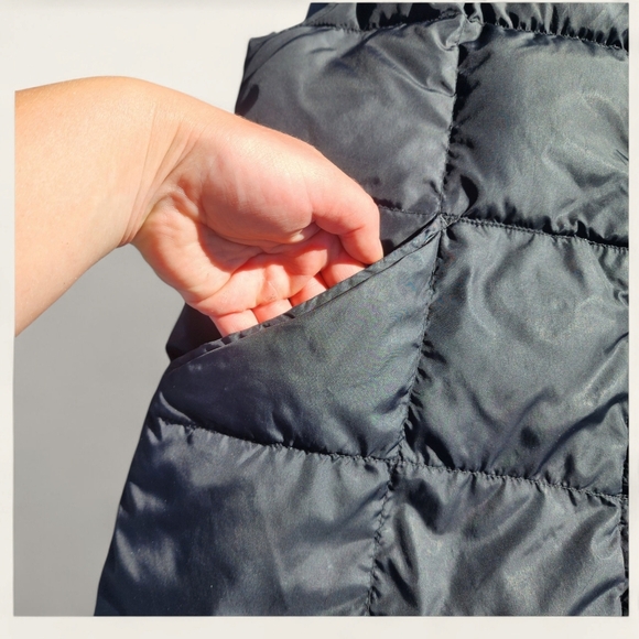 Lands’ End Puffer Vest | Black | Goose Down | Lightweight | Size Small - Picture 2 of 6